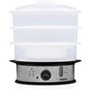 Tristar Haushaltsgeräte Fornello elettrico a vapore Tristar VS-3914 12 L 1200W Bianco Plastica 1200 W