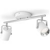 Philips myLiving 2 Byre LED SceneSwitch bianco metallo da bianco caldo a neutro dimmerabile con l'interruttore esistente, facile installazione
