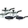 Tefal Comfort Max C972S5, Set misto, acciaio inossidabile, acciaio inossidabile, Tefal Power Resist, nero, silicone