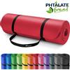 TRESKO Tappetino yoga 190x100x1,5cm Tappetino fitness Tappetino ginnastica Pilates Rosso