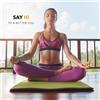 TRESKO Tappetino yoga 190x100x1,5cm Tappetino fitness Tappetino ginnastica Pilates Blu
