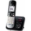 Panasonic Telefono cordless nero/argento dec con segreteria telefonica Panasonic KX-TG6821