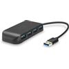SpeedLink SPEEDLINK SL-140108-BK hub di interfaccia USB 3.2 Gen 1 (3.1 Gen 1) Type-A 5000 Mbit/s Nero