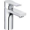 KLUDI ZENTA SL Mitigeur monocommandé pour lavabo, hauteur de bec 100mm, sans garniture de vidage, chrome, 482920565, 482920565