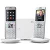 Gigaset Telefono cordless duo dect bianco con segreteria telefonica Gigaset GIGACL660ADUOBLANC