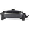 NEDIS Padella elettrica D=40 cm Alloggiamento in alluminio pressofuso 2200 W 5 livelli sw FCSP110EBK40