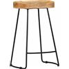 vidaXL Sgabello Gavin 2 pezzi. Legno massiccio di mango