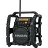SANGEAN Radio DAB+/FM/RDS BT AuxIn USB 2Weckz. IP65 Netz/Akku sw