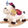 Unbekannt B. Tessuto cavallo a dondolo EINHORN peluche