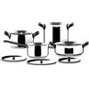 Alessi - Set di pentole Edo, acciaio inox, 7 pezzi.