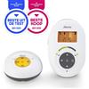 Alecto DBX-125 - Baby monitor DECT con modalità ECO completa e display, bianco/antracite