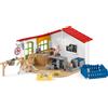 Schleich Farm World 42502 Studio veterinario con animali domestici