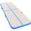 vidaXL Tappetino gonfiabile con pompa 600x100x10 cm PVC Blu