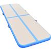 vidaXL Tappetino gonfiabile con pompa 700x100x10 cm PVC Blu