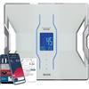 Tanita Bilancia per l'analisi corporea TANITA RD-953 Premium - Analisi BIA a doppia frequenza di precisione con indice di qualità muscolare, composizione corporea, portata massima di 200 kg