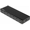 StarTech.com Custodia da USB-C (10Gbps) a M.2 NVMe SSD - Custodia portatile M.2 PCIe in alluminio - 1GB/s in lettura e scrittura - Mac e PC - Custodia di archiviazione - M.2 - Scheda M.2 - USB 3.1 (Gen 2) - Nero
