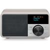 SANGEAN Radio portatile 2W DAB+/FM/RDS BT AuxIn alimentazione/batteria argento