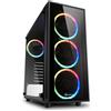 Sharkoon Gehäuse TG4 RGB ATX 1xGlas schwarz