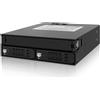 ICY Dock ToughArmor MB994IKO-3SB - Alloggiamento per unità di archiviazione - SATA 6Gb/s / SAS 12Gb/s - SATA 6Gb/s - Nero (MB99