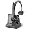 HP Poly Savi Serie 8200 W8210/A - Cuffia - On-Ear - DECT / Bluetooth - senza fili - cancellazione attiva del rumore (20 dB(A))