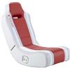 X Rocker Sedia da gioco X Rocker Hydra, audio 2.0, sedia da gioco Floor Rocker, colore: rosso