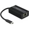 DELOCK Adapter USB 3.1 Typ-C Stecker zu 2,5 Gbit LAN