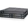 Icy Dock ToughArmor MB604SPO-B - Contenitore per unità di archiviazione - 2,5" (6,4 cm)