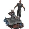 Diamond Select Avengers Infinity War Marvel Premier Collection Statua Thor e Rocket Raccoon 30 cm