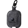 Twelve South AirSnap - Custodia protettiva in tessuto twill per Apple AirPods (1a e 2a generazione) - grigio