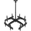 Equip 650372 Supporto per display espositivi 165,1 cm (65") Nero