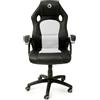 NACON PCCH-310 Sedia da gioco universale Seduta imbottita Nero, Bianco