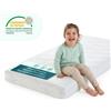 neu.haus Materasso per bambini 90 x 200 cm in schiuma a freddo, bianco