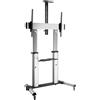 Equip Supporto da pavimento 60"-100"/ 1TFT 100kg 2shelves black lite Retail