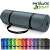 TRESKO Tappetino Yoga Tappetino Fitness Tappetino Ginnastica Pilates 190x100x1,5cm Blu Petrolio