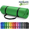 TRESKO Tappetino yoga Tappetino fitness Tappetino ginnastica Pilates 190x100x1,5cm Verde