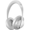 Bose 700 drahtlose Bluetooth-Stereo-On-Ear-Kopfhörer - Mikrofon mit Geräuschunterdrückung, silber