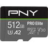 PNY PRO Elite microSDXC 512GB Classe 10