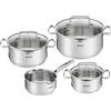 Tefal DUETTO+ Topfset 7tlg. (Kochtöpfe 16/20/24cm m.D., Kasserolle 16cm o.D.)
