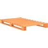 vidaXL Letto a pallet in pino massiccio marrone 90×200 cm