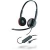 HP Poly POLY Blackwire C3220 Auricolare Cablato A Padiglione Musica e Chiamate USB tipo-C Nero, Rosso