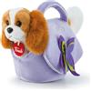 Trudi Peluche Trudi Cagnolino borsetta lilla farfalla XS