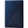 Western Digital WD My Passport for Mac WDBA2D0020BBL - Disco rigido - Crittografato - 2 TB - Esterno (portatile) - USB 3.2 Gen 1 - AES a 256 bit - Blu notte
