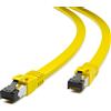 S-CONN maximum connectivity S/CONN cavo patch di rete a massima connettività CAT 8.1 U/FTP (PIMF) piatto senza alogeni (LSZH) giallo 7,5 m (08-42062)