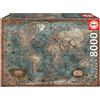 Educa Puzzle 9218017 - Mappa storica del mondo - puzzle da 8000 pezzi