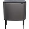 Brabantia Bo Touch Bin Platinum, 3 x 11 litri