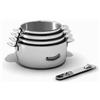 Beka Cookware Set di 4 pentole in acciaio inox 14/16/18 / 20cm Beka 12566964