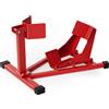 Wiltec Cavalletto anteriore per moto Wiltec per pneumatici 17-21" 60-160 mm, 670 x 480 mm, come ausilio di montaggio in acciaio con piedini in gomma per ruota anteriore, cric per moto