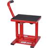 Wiltec Martinetto per moto Wiltec fino a 135 kg con altezza di lavoro di 31-41 cm, cavalletto per moto Sollevatore per moto Piattaforma di sollevamento per riparazioni di moto