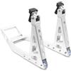 Wiltec Cavalletto per moto Wiltec per ruota anteriore da 200-238 mm, fino a 317 kg, martinetto per moto in alluminio, come cavalletto di montaggio e per lo stoccaggio