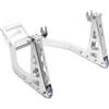 Wiltec Cavalletto per moto Wiltec per ruota posteriore da 230-345 mm, fino a 317 kg, martinetto per moto in alluminio, come supporto di montaggio e per lo stoccaggio